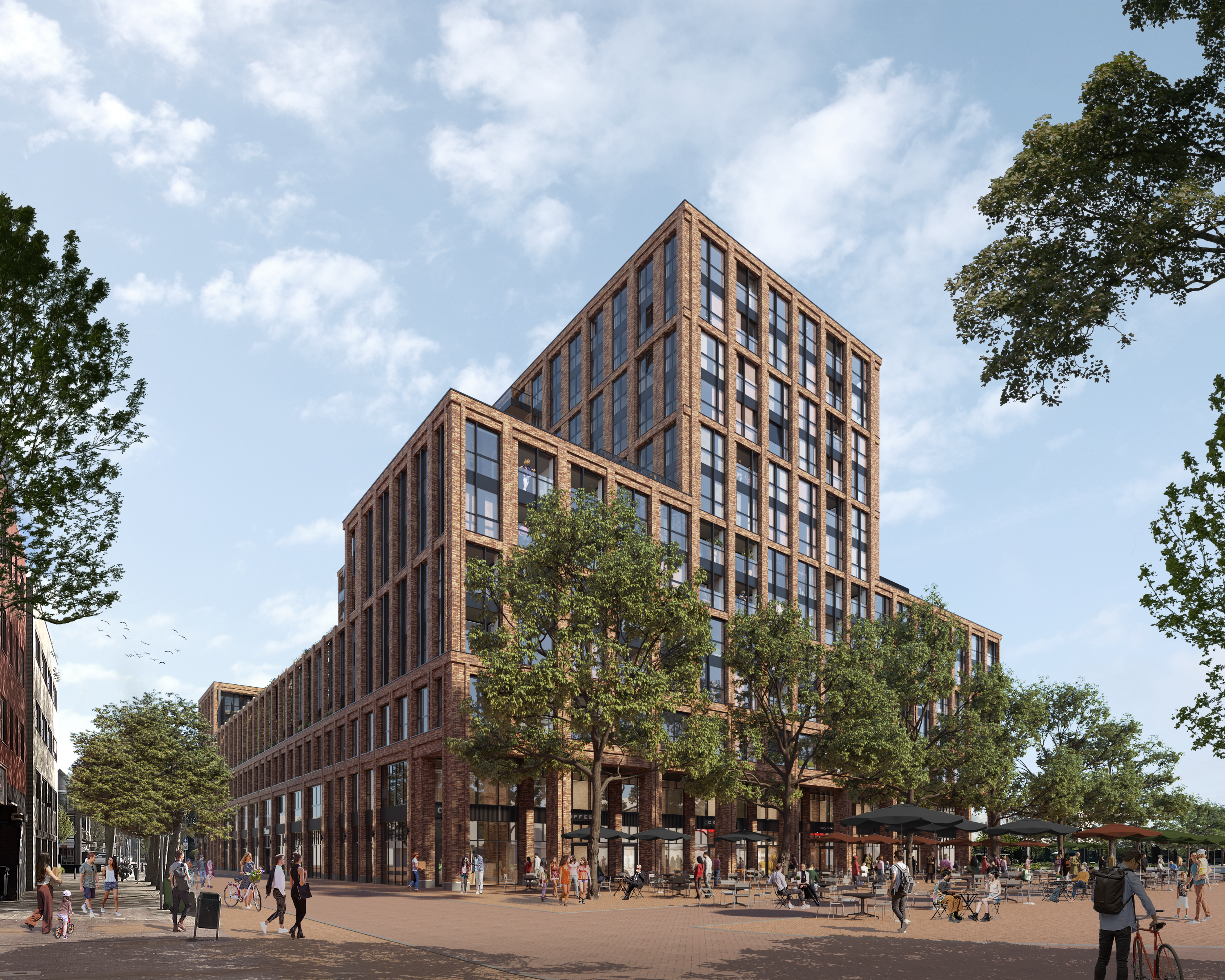 Gebouw SEM Hoofddorp zijde Raadhuisplein